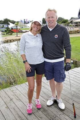 Johannes B. Kerner mit Begleitung beim 10. GRK Golf Charity Masters 2017 in der Golfanlage Golfclub Leipzig im Golfresort Machern. Leipzig, 19.08.2017 Foto:xS.xGabschx xFuturexImage