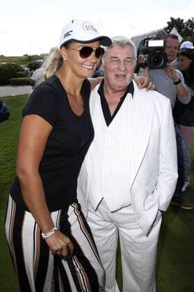 Franziska van Almsick und Heinz Hoenig beim 10. GRK Golf Charity Masters 2017 in der Golfanlage Golfclub Leipzig im Golfresort Machern. Leipzig, 19.08.2017 Foto:xS.xGabschx xFuturexImage
