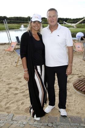 Franziska van Almsick mit Lebensgefährte Jürgen B. Harder beim 10. GRK Golf Charity Masters 2017 in der Golfanlage Golfclub Leipzig im Golfresort Machern. Leipzig, 19.08.2017 Foto:xS.xGabschx xFuturexImage