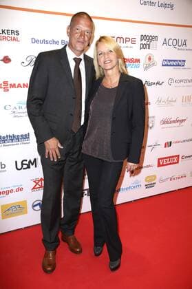 Christian Ziege mit Ehefrau Pia bei der 10. GRK Golf Charity Masters Gala 2017 im Hotel The Westin. Leipzig, 19.08.2017 Foto:xS.xGabschx xFuturexImage