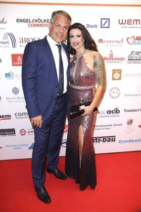 Karsten Speck und Sandra Dannenberg bei der 10. GRK Golf Charity Masters Gala 2017 im Hotel The Westin. Leipzig, 19.08.2017 Foto:xS.xGabschx xFuturexImage