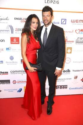 Michael Ballack mit Freundin Natacha Tannous bei der 10. GRK Golf Charity Masters Gala 2017 im Hotel The Westin. Leipzig, 19.08.2017 Foto:xS.xGabschx xFuturexImage