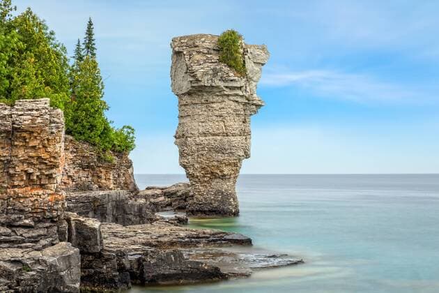 Flowerpot Island, Bruce Peninsula, Tobermory, Ontario, Canada