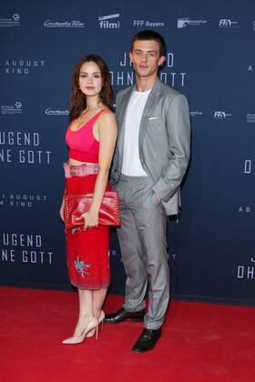 Emilia Schuele, Jannis Niewoehner, Filmpremiere von Jugend ohne Gott im Mathaeser Filmpalast in Muenchen am 21.08.2017