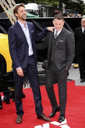 Reid Carolin und Channing Tatum bei der Premiere des Kinofilms Logan Lucky im Vue West End. London, 21.08.2017 Reid Carolin, Channing Tatum  Foto:xS.xVasx xFuturexImage