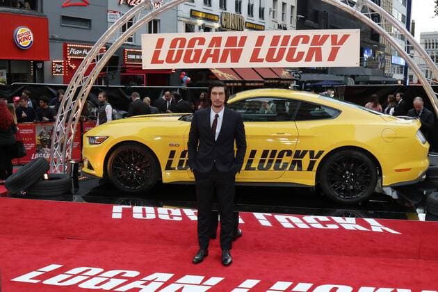 Adam Driver attends the UK premiere of Logan Lucky at Vue Cinema Leicester Square in London. AUGUST 21st 2017  MESx171876