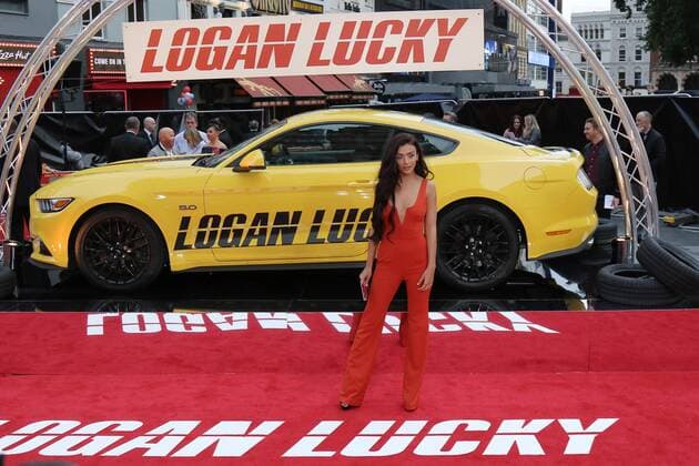 Kady McDermott attends the UK premiere of Logan Lucky at Vue Cinema Leicester Square in London. AUGUST 21st 2017  MESx171876
