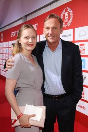 Hans-Joachim Watzke und seine Tochter Katharina bei der Verleihung vom Sport Bild Award am 21.08.2017 in Hamburg Sportbild Award 2017 Verleihung in Hamburg