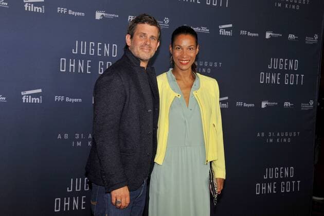 Steffen Groth, Annabelle Mandeng Ankunft zur Premiere Jugend ohne Gott im Kino Zoo Palast in Berlin, am 22.08.2017