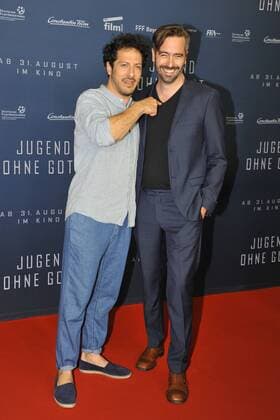 Fahri Yardim, Alain Gsponer Ankunft zur Premiere Jugend ohne Gott im Kino Zoo Palast in Berlin, am 22.08.2017