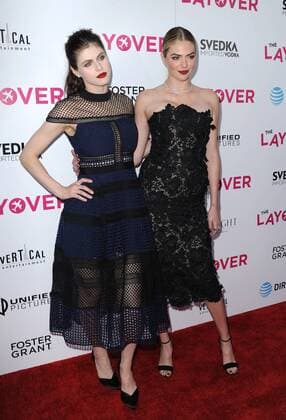 August 23, 2017 - Hollywood, California, U.S. - Alexandra Daddario, Kate Upton attends The Los Angeles Premiere of The Layover held at the Arclight Theater in Hollywood, California on August 23, 2017. 2017 Hollywood U.S. - ZUMAl86_ 20170823_zaf_l86_077 Copyright: xDavexLongendykex