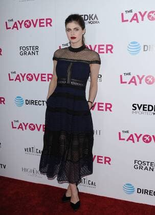 August 23, 2017 - Hollywood, California, U.S. - Alexandra Daddario attends The Los Angeles Premiere of The Layover held at the Arclight Theater in Hollywood, California on August 23, 2017. 2017 Hollywood U.S. - ZUMAl86_ 20170823_zaf_l86_080 Copyright: xDavexLongendykex