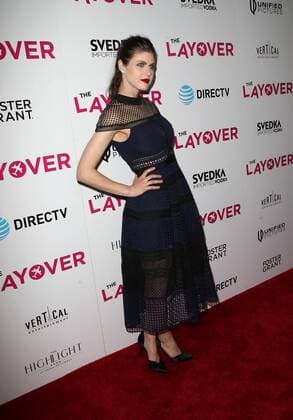 August 23, 2017 - Hollywood, CA, U.S. - 23 August 2017 - Hollywood, California - Alexandra Daddario. Premiere Of DIRECTV And Vertical Entertainment s The Layover held at ArcLight Hollywood. Photo Credit: Faye Sadou AdMedia Hollywood U.S. - ZUMAa123 20170823_zaa_a123_082 Copyright: xFayexSadouAdmediax