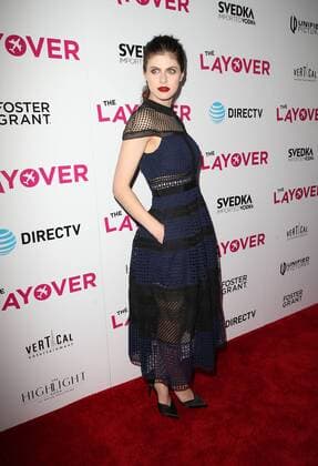 August 23, 2017 - Hollywood, CA, U.S. - 23 August 2017 - Hollywood, California - Alexandra Daddario. Premiere Of DIRECTV And Vertical Entertainment s The Layover held at ArcLight Hollywood. Photo Credit: Faye Sadou AdMedia Hollywood U.S. - ZUMAa123 20170823_zaa_a123_097 Copyright: xFayexSadouAdmediax