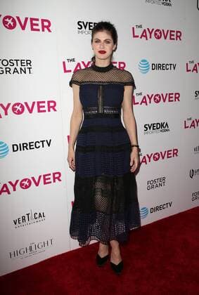 August 23, 2017 - Hollywood, CA, U.S. - 23 August 2017 - Hollywood, California - Alexandra Daddario. Premiere Of DIRECTV And Vertical Entertainment s The Layover held at ArcLight Hollywood. Photo Credit: Faye Sadou AdMedia Hollywood U.S. - ZUMAa123 20170823_zaa_a123_102 Copyright: xFayexSadouAdmediax
