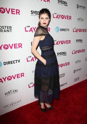 August 23, 2017 - Hollywood, CA, U.S. - 23 August 2017 - Hollywood, California - Alexandra Daddario. Premiere Of DIRECTV And Vertical Entertainment s The Layover held at ArcLight Hollywood. Photo Credit: Faye Sadou AdMedia Hollywood U.S. - ZUMAa123 20170823_zaa_a123_106 Copyright: xFayexSadouAdmediax