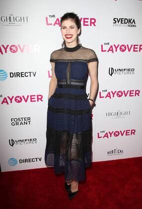 August 23, 2017 - Hollywood, CA, U.S. - 23 August 2017 - Hollywood, California - Alexandra Daddario. Premiere Of DIRECTV And Vertical Entertainment s The Layover held at ArcLight Hollywood. Photo Credit: Faye Sadou AdMedia Hollywood U.S. - ZUMAa123 20170823_zaa_a123_113 Copyright: xFayexSadouAdmediax