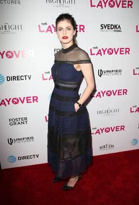 August 23, 2017 - Hollywood, CA, U.S. - 23 August 2017 - Hollywood, California - Alexandra Daddario. Premiere Of DIRECTV And Vertical Entertainment s The Layover held at ArcLight Hollywood. Photo Credit: Faye Sadou AdMedia Hollywood U.S. - ZUMAa123 20170823_zaa_a123_121 Copyright: xFayexSadouAdmediax