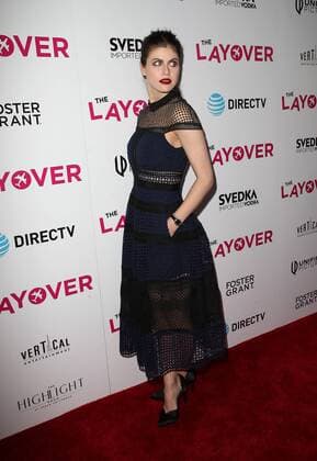 August 23, 2017 - Hollywood, CA, U.S. - 23 August 2017 - Hollywood, California - Alexandra Daddario. Premiere Of DIRECTV And Vertical Entertainment s The Layover held at ArcLight Hollywood. Photo Credit: Faye Sadou AdMedia Hollywood U.S. - ZUMAa123 20170823_zaa_a123_122 Copyright: xFayexSadouAdmediax