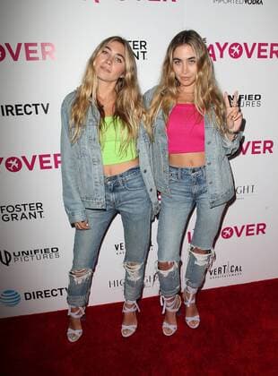 August 23, 2017 - Hollywood, CA, U.S. - 23 August 2017 - Hollywood, California - The Kaplan Twins. Premiere Of DIRECTV And Vertical Entertainment s The Layover held at ArcLight Hollywood. Photo Credit: Faye Sadou AdMedia Hollywood U.S. - ZUMAa123 20170823_zaa_a123_123 Copyright: xFayexSadouAdmediax
