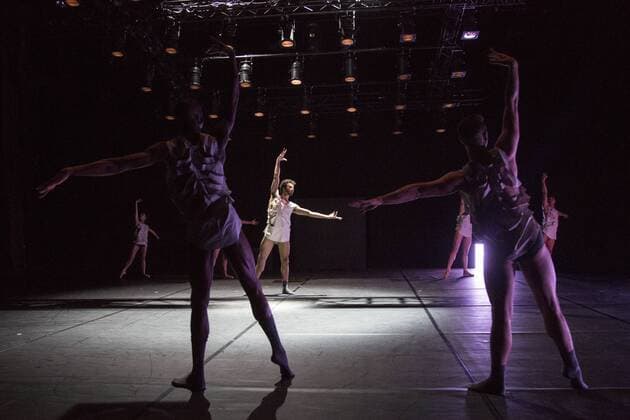 EMBARGO SPERRFRIST Three Stages by Richard Siegal, Ruhrtriennale, PACT Zollverein, Essen, Germany SPERRFRIST EMBARGO bis to 7:00pm, 25 August 2017 Essen, Germany, 23 August 2017. Dancers performing the section Model . American choreographer Richard Siegal presents Three Stages: Model , In Medias Res and as a world premiere El Dorado at PACT Zollverein for the Ruhrtriennale cultural festival 2017. For editorial use only in connection with Ruhrtriennale reporting