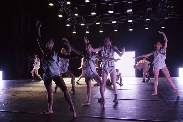 EMBARGO SPERRFRIST Three Stages by Richard Siegal, Ruhrtriennale, PACT Zollverein, Essen, Germany SPERRFRIST EMBARGO bis to 7:00pm, 25 August 2017 Essen, Germany, 23 August 2017. Dancers performing the section Model . American choreographer Richard Siegal presents Three Stages: Model , In Medias Res and as a world premiere El Dorado at PACT Zollverein for the Ruhrtriennale cultural festival 2017. For editorial use only in connection with Ruhrtriennale reporting