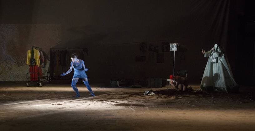 EMBARGO SPERRFRIST Three Stages by Richard Siegal, Ruhrtriennale, PACT Zollverein, Essen, Germany SPERRFRIST EMBARGO bis to 7:00pm, 25 August 2017 Essen, Germany, 23 August 2017. Performers Kevin Quinaou, Corey Scott-Gilbert, Diego Tortelli, Vania Vaz, Frederic Stochl in the piece In Medias Res . American choreographer Richard Siegal presents Three Stages: Model , In Medias Res and as a world premiere El Dorado at PACT Zollverein for the Ruhrtriennale cultural festival 2017. For editorial use only in connection with Ruhrtriennale reporting