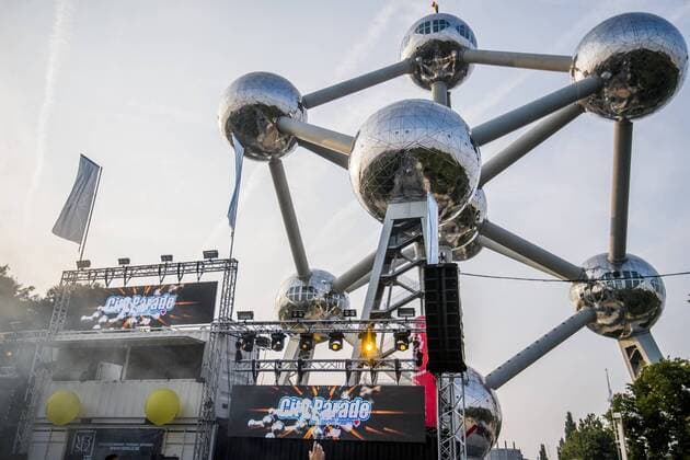 Illustration picture shows the 17th edition of electronic dance music festival City Parade, Saturday 26 August 2017, in Brussels.  LAURIExDIEFFEMBACQ 05152830