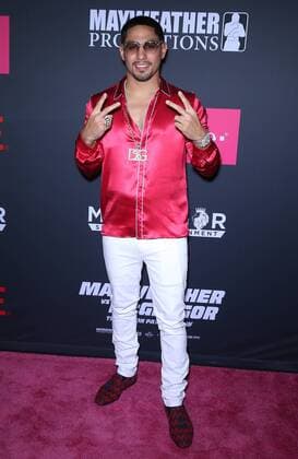 August 26, 2017 - Las Vegas, NV, U.S. - 26 August 2017 - Las Vegas, NV - Danny Garcia. Mayweather vs McGregor pre-fight VIP Red Carpet at T-Mobile Arena. Credit: mjt AdMedia Las Vegas U.S. - ZUMAa123 20170826_zaa_a123_108 Copyright: xMjtAdmediax