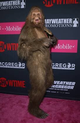 August 26, 2017 - Las Vegas, NV, U.S. - 26 August 2017 - Las Vegas, NV - Sasquatch. Mayweather vs McGregor pre-fight VIP Red Carpet at T-Mobile Arena. Credit: mjt AdMedia Las Vegas U.S. - ZUMAa123 20170826_zaa_a123_130 Copyright: xMjtAdmediax