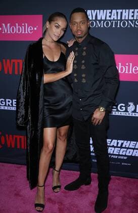 August 26, 2017 - Las Vegas, NV, U.S. - 26 August 2017 - Las Vegas, NV - Jasmine Sanders, Terrence J. Mayweather vs McGregor pre-fight VIP Red Carpet at T-Mobile Arena. Credit: mjt AdMedia Las Vegas U.S. - ZUMAa123 20170826_zaa_a123_135 Copyright: xMjtAdmediax