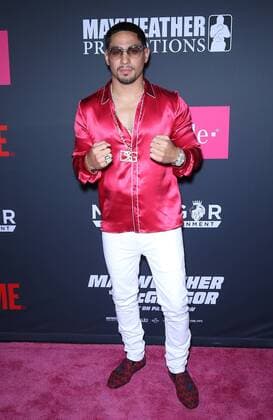 August 26, 2017 - Las Vegas, NV, U.S. - 26 August 2017 - Las Vegas, NV - Danny Garcia. Mayweather vs McGregor pre-fight VIP Red Carpet at T-Mobile Arena. Credit: mjt AdMedia Las Vegas U.S. - ZUMAa123 20170826_zaa_a123_139 Copyright: xMjtAdmediax