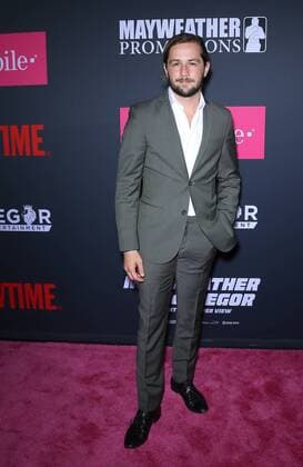 August 26, 2017 - Las Vegas, NV, U.S. - 26 August 2017 - Las Vegas, NV - Michael Angarano. Mayweather vs McGregor pre-fight VIP Red Carpet at T-Mobile Arena. Credit: mjt AdMedia Las Vegas U.S. - ZUMAa123 20170826_zaa_a123_162 Copyright: xMjtAdmediax