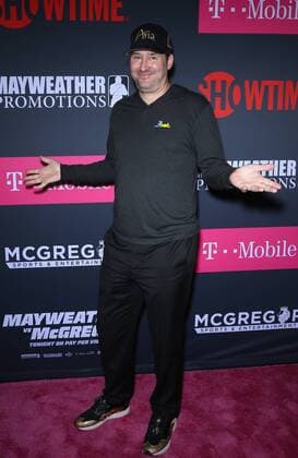 August 26, 2017 - Las Vegas, NV, U.S. - 26 August 2017 - Las Vegas, NV - Phil Helmuth. Mayweather vs McGregor pre-fight VIP Red Carpet at T-Mobile Arena. Credit: mjt AdMedia Las Vegas U.S. - ZUMAa123 20170826_zaa_a123_165 Copyright: xMjtAdmediax
