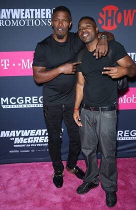 August 26, 2017 - Las Vegas, NV, U.S. - 26 August 2017 - Las Vegas, NV - Jamie Foxx. Mayweather vs McGregor pre-fight VIP Red Carpet at T-Mobile Arena. Credit: mjt AdMedia Las Vegas U.S. - ZUMAa123 20170826_zaa_a123_191 Copyright: xMjtAdmediax
