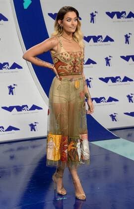 Paris Jackson arrives for the 34th annual MTV Video Music Awards at The Forum in Inglewood, California on August 27, 2017.  LAP201708270212 JIMxRUYMEN