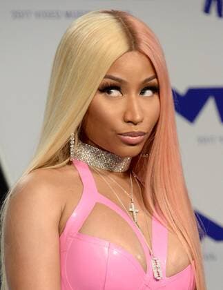 Nicki Minaj arrives for the 34th annual MTV Video Music Awards at The Forum in Inglewood, California on August 27, 2017.  LAP201708270357 JIMxRUYMEN