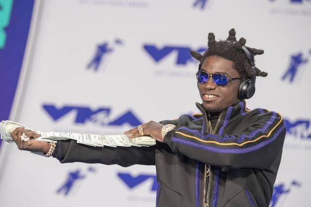 August 27, 2017 - Inglewood, California, U.S - Kodak Black arrives at the 2017 MTV Video Music Awards held at the Fabulous Forum in Inglewood Los Angeles on Sunday afternoon. Inglewood U.S. - ZUMAb102 20170827_zaf_b102_008 Copyright: xDavidxBrox