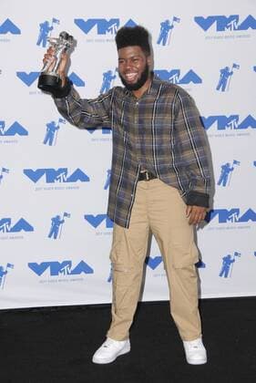 August 27, 2017 - Los Angeles, CA, U.S. - 27 August 2017 - Los Angeles, California - Khalid. 2017 MTV Video Music Awards - Press Room, held at The Forum in Los Angeles. Photo Credit: AdMedia Los Angeles U.S. - ZUMAa123 20170827_zaa_a123_684 Copyright: xBirdiexThompsonx