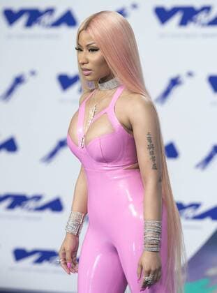 August 27, 2017 - Inglewood, California, U.S - Nicki Minaj arrives at the 2017 MTV Video Music Awards held at the Fabulous Forum in Inglewood Los Angeles on Sunday afternoon. Inglewood U.S. - ZUMAb102 20170827_zaf_b102_074 Copyright: xDavidxBrox