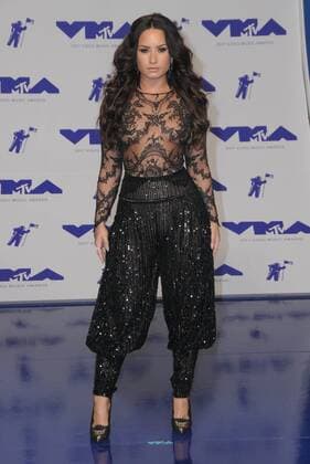 August 27, 2017 - Los Angeles, CA, U.S. - 27 August 2017 - Los Angeles, California - Demi Lovato. 2017 MTV Video Music Awards held at The Forum in Los Angeles. Photo Credit: AdMedia Los Angeles U.S. - ZUMAa123 20170827_zaa_a123_237 Copyright: xBirdiexThompsonx