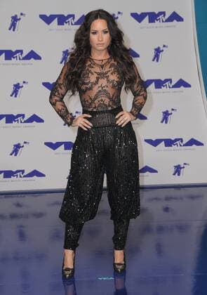 August 27, 2017 - Los Angeles, CA, U.S. - 27 August 2017 - Los Angeles, California - Demi Lovato. 2017 MTV Video Music Awards held at The Forum in Los Angeles. Photo Credit: AdMedia Los Angeles U.S. - ZUMAa123 20170827_zaa_a123_240 Copyright: xBirdiexThompsonx