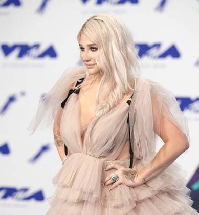 August 27, 2017 - Inglewood, California, U.S - Kesha arrives at the 2017 MTV Video Music Awards held at the Fabulous Forum in Inglewood Los Angeles on Sunday afternoon. Inglewood U.S. - ZUMAb102 20170827_zaf_b102_079 Copyright: xDavidxBrox