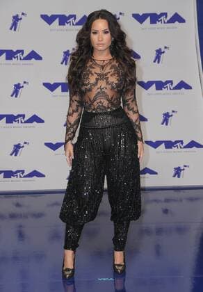 August 27, 2017 - Los Angeles, CA, U.S. - 27 August 2017 - Los Angeles, California - Demi Lovato. 2017 MTV Video Music Awards held at The Forum in Los Angeles. Photo Credit: AdMedia Los Angeles U.S. - ZUMAa123 20170827_zaa_a123_241 Copyright: xBirdiexThompsonx