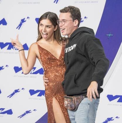 August 27, 2017 - Inglewood, California, U.S - Logic arrives at the 2017 MTV Video Music Awards held at the Fabulous Forum in Inglewood Los Angeles on Sunday afternoon. Inglewood U.S. - ZUMAb102 20170827_zaf_b102_087 Copyright: xDavidxBrox