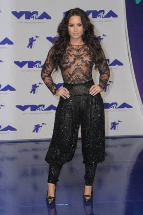 August 27, 2017 - Los Angeles, CA, U.S. - 27 August 2017 - Los Angeles, California - Demi Lovato. 2017 MTV Video Music Awards held at The Forum in Los Angeles. Photo Credit: AdMedia Los Angeles U.S. - ZUMAa123 20170827_zaa_a123_248 Copyright: xBirdiexThompsonx