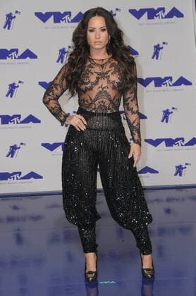 August 27, 2017 - Los Angeles, CA, U.S. - 27 August 2017 - Los Angeles, California - Demi Lovato. 2017 MTV Video Music Awards held at The Forum in Los Angeles. Photo Credit: AdMedia Los Angeles U.S. - ZUMAa123 20170827_zaa_a123_251 Copyright: xBirdiexThompsonx