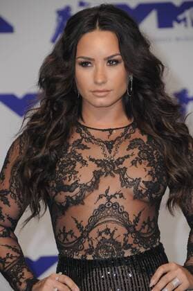 August 27, 2017 - Los Angeles, CA, U.S. - 27 August 2017 - Los Angeles, California - Demi Lovato. 2017 MTV Video Music Awards held at The Forum in Los Angeles. Photo Credit: AdMedia Los Angeles U.S. - ZUMAa123 20170827_zaa_a123_252 Copyright: xBirdiexThompsonx