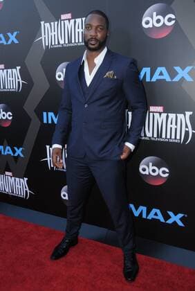August 28, 2017 - Universal City, CA, U.S. - 28 August 2017 - Universal City, California - Eme Ikwuakor. IMAX Marvel s Inhumans World Premiere held at Universal Citywalk in Universal City. Photo Credit: AdMedia Universal City U.S. - ZUMAa123 20170828_zaa_a123_017 Copyright: xBirdiexThompsonx