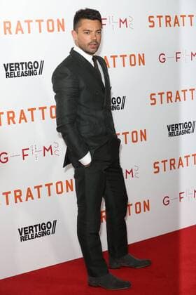 . 29 08 2017. London, United Kingdom. Dominic Cooper arriving at the Stratton premiere in London.  xStephenxLockx xi-Imagesx IIM-15764-0003